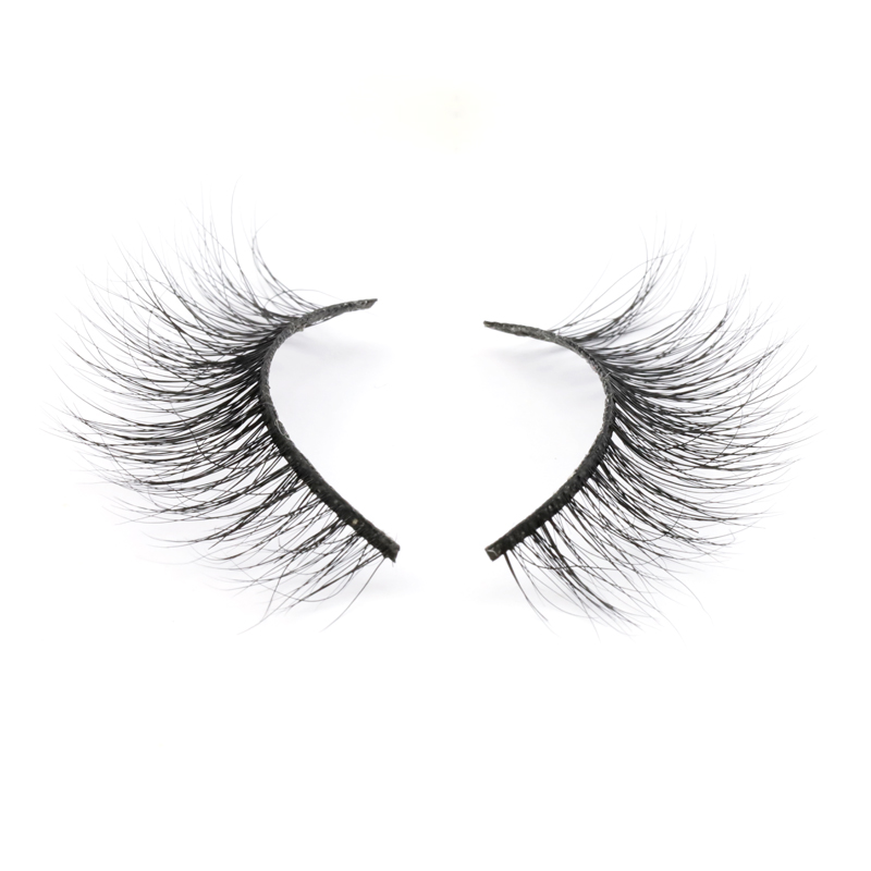 Wholesale Price 100% Handmade Mink Fur Eyelashes Soft and Natural Mink Strip Lashes YY116